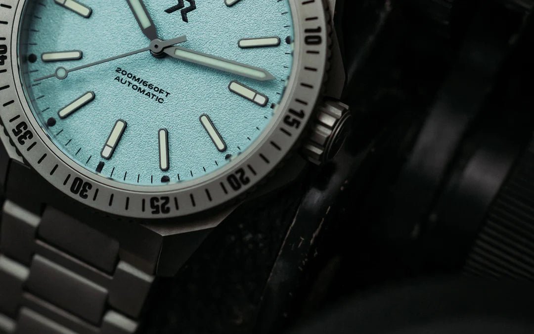 RZE SEA ENDEAVOUR TITANIUM AZURE BLUE 41MM - WATCHH
