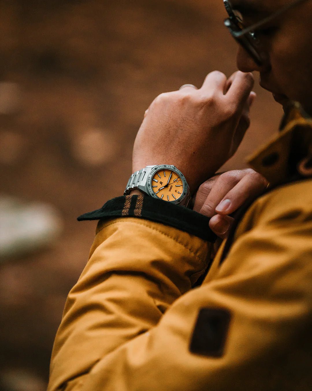 RZE SEA ENDEAVOUR TITANIUM MEDALLION YELLOW 41MM - WATCHH
