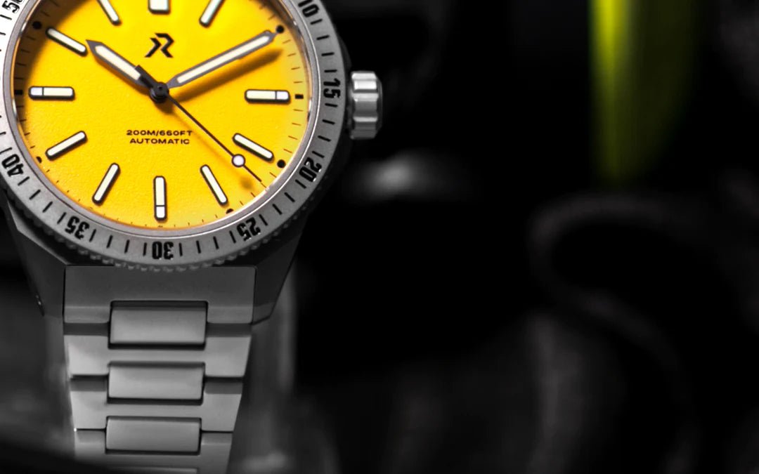 RZE SEA ENDEAVOUR TITANIUM MEDALLION YELLOW 41MM - WATCHH