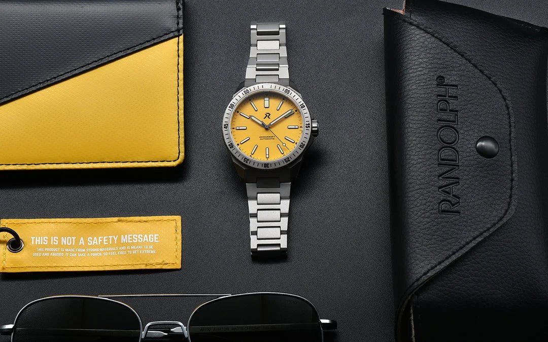 RZE SEA ENDEAVOUR TITANIUM MEDALLION YELLOW 41MM - WATCHH