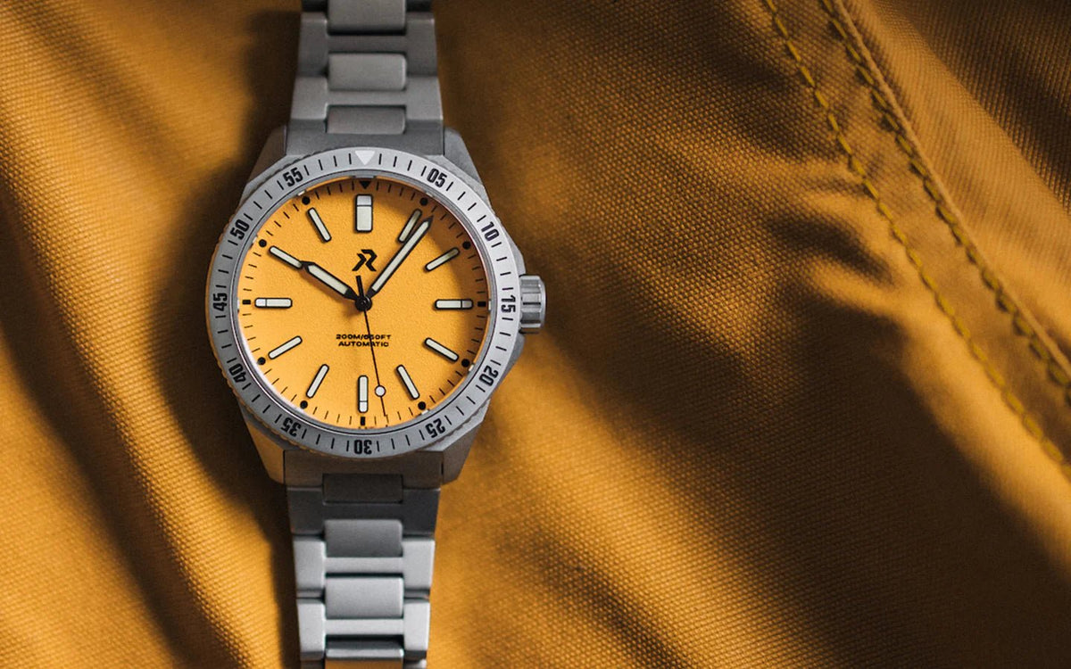 RZE SEA ENDEAVOUR TITANIUM MEDALLION YELLOW 41MM - WATCHH