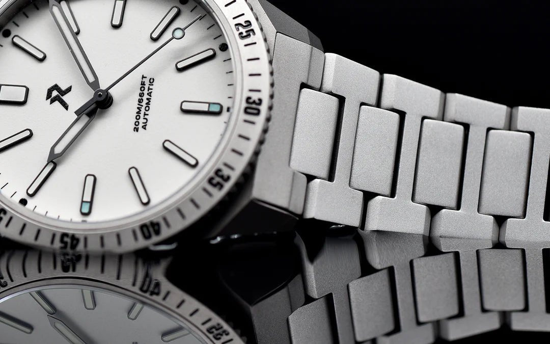 RZE SEA ENDEAVOUR TITANIUM POLARIS WHITE 41MM - WATCHH