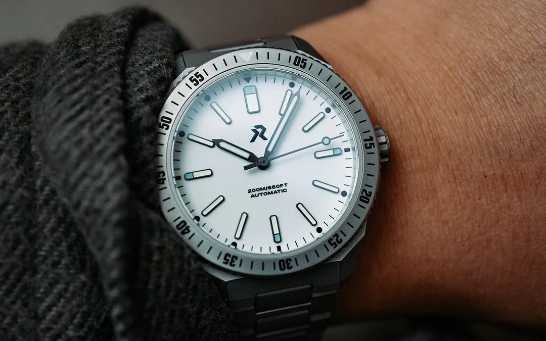 RZE SEA ENDEAVOUR TITANIUM POLARIS WHITE 41MM - WATCHH