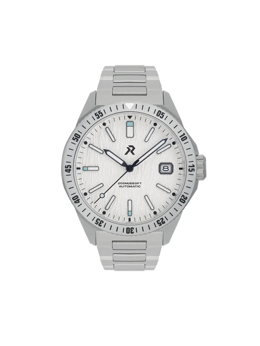 RZE SEA ENDEAVOUR TITANIUM ROSS ICE WITH DATE 41MM - WATCHH