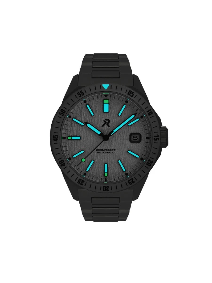 RZE SEA ENDEAVOUR TITANIUM ROSS ICE WITH DATE 41MM - WATCHH