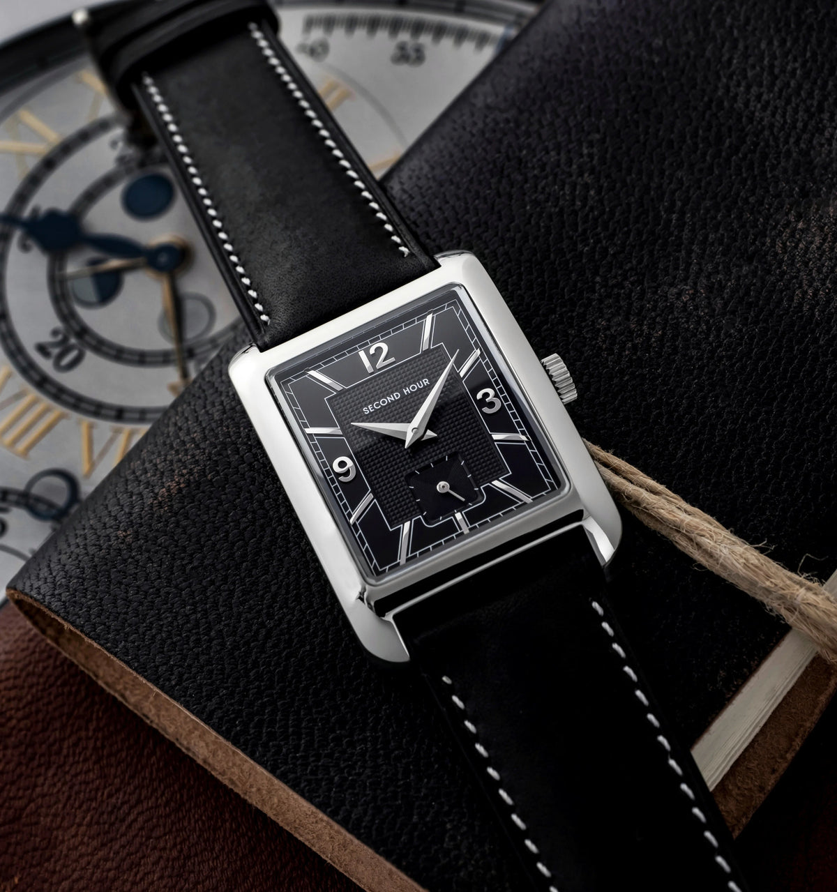 SECOND HOUR MEMOIR GENTLEMAN'S DRESS BLACK - WATCHH