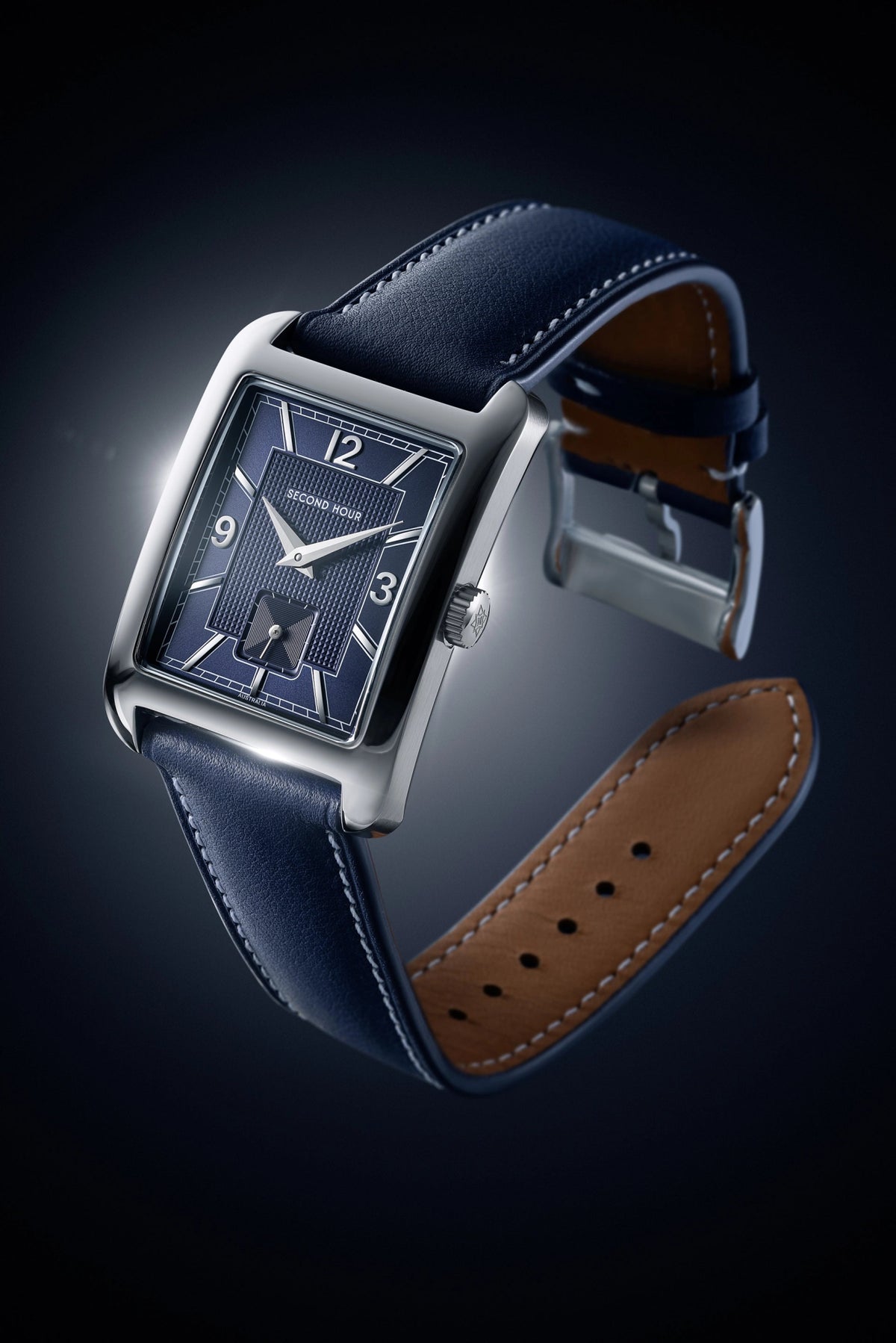 SECOND HOUR MEMOIR GENTLEMAN'S DRESS BLUE - WATCHH
