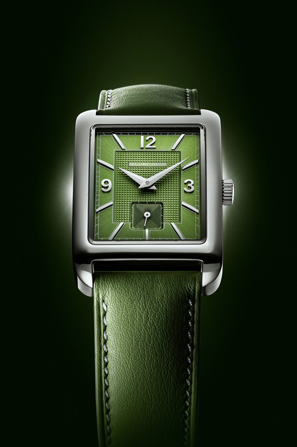 SECOND HOUR MEMOIR GENTLEMAN'S DRESS GREEN - WATCHH