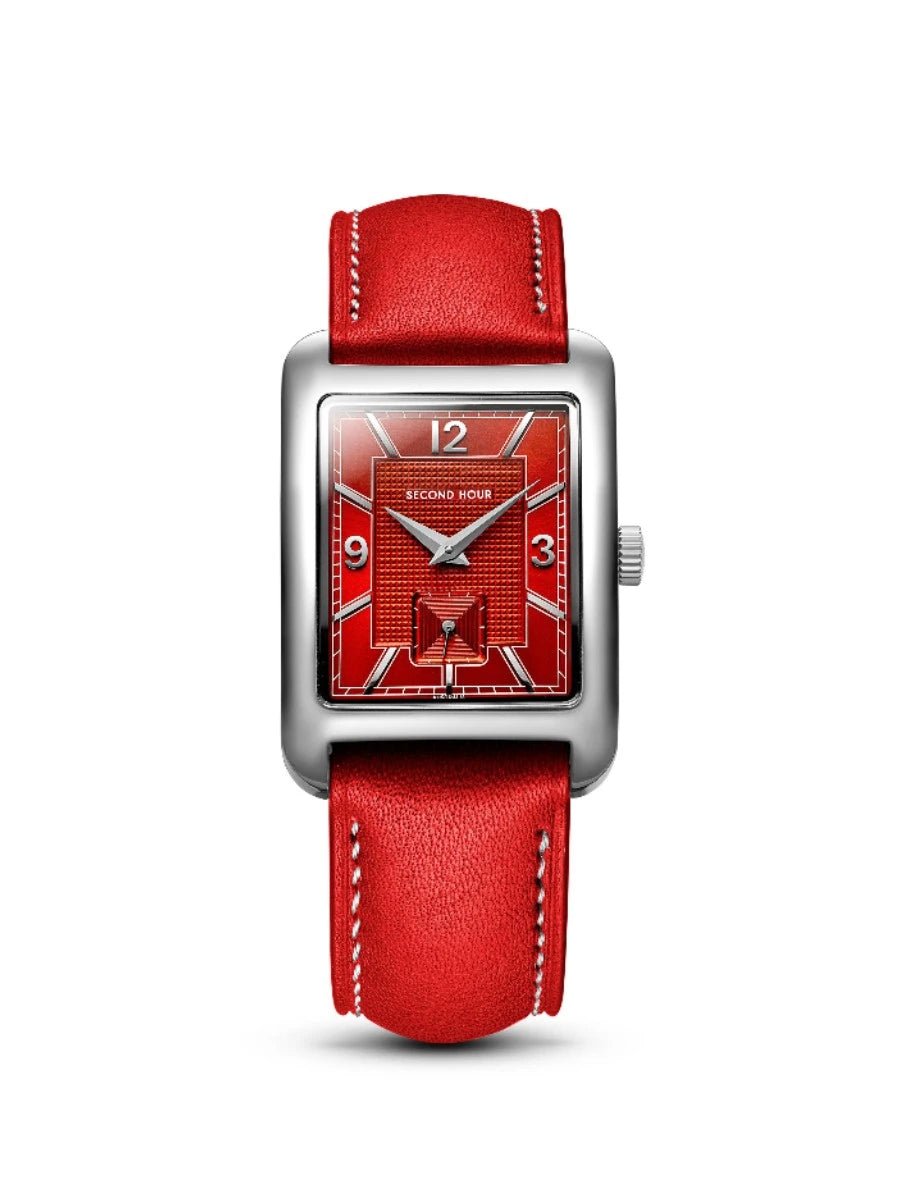 SECOND HOUR MEMOIR GENTLEMAN'S DRESS RED - WATCHH