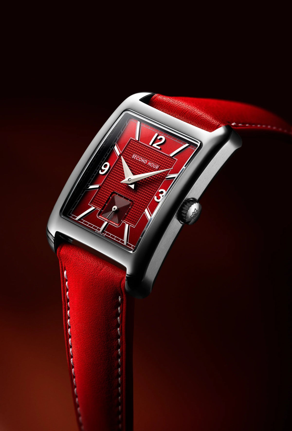 SECOND HOUR MEMOIR GENTLEMAN'S DRESS RED - WATCHH