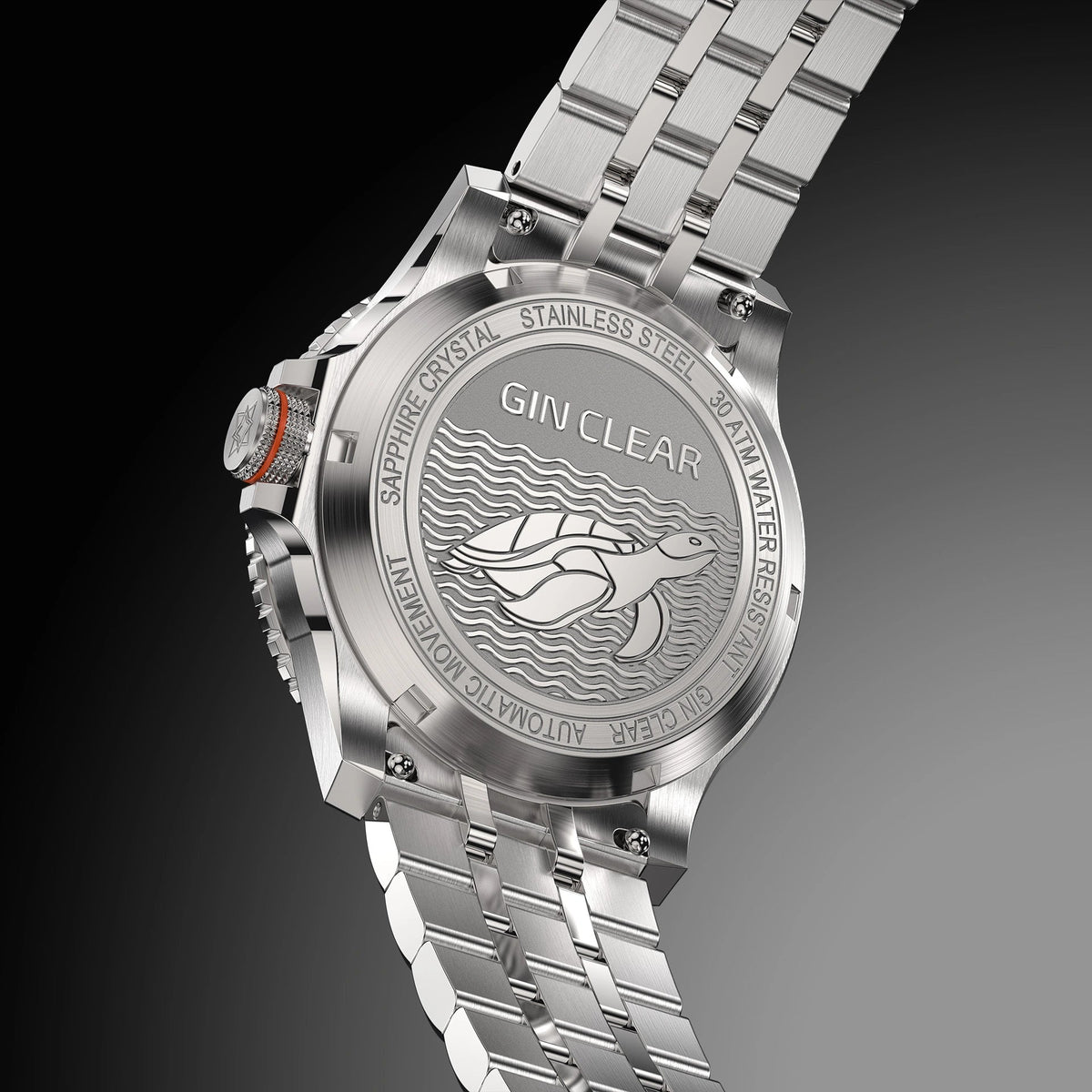 SECOND HOUR SEA GIN CLEAR II DATE ARCTIC WHITE - WATCHH