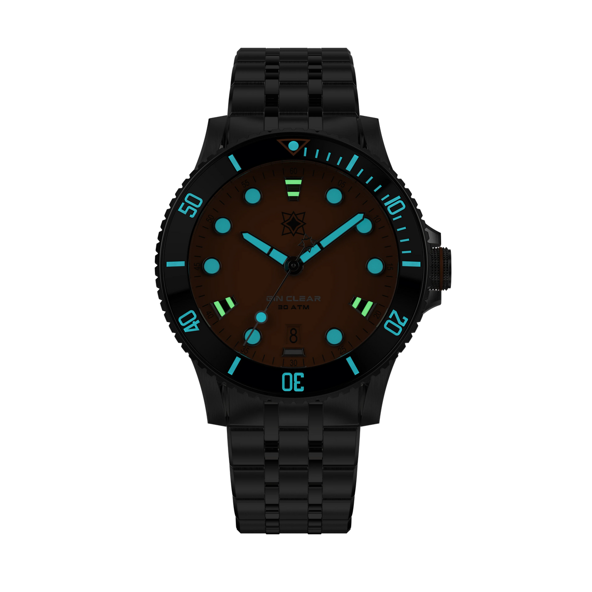 SECOND HOUR SEA GIN CLEAR II DATE OCEAN SUNSET - WATCHH