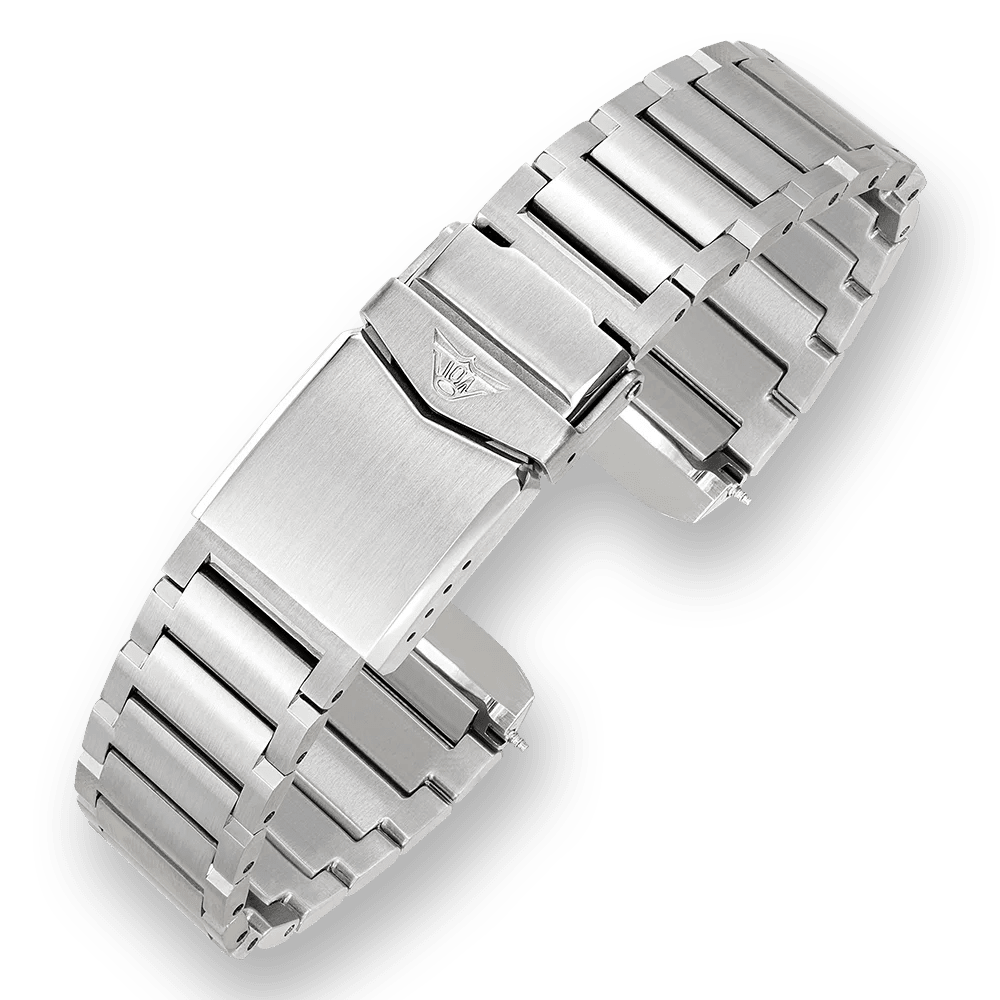 SQUALE 1521 Stainless Steel Bracelet / Brushed & Polished finish - 20mm watch