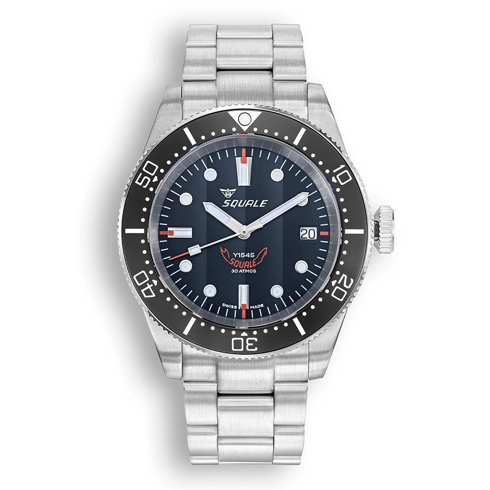 SQUALE 1545 BLACK BRACELET DATE - WATCHH