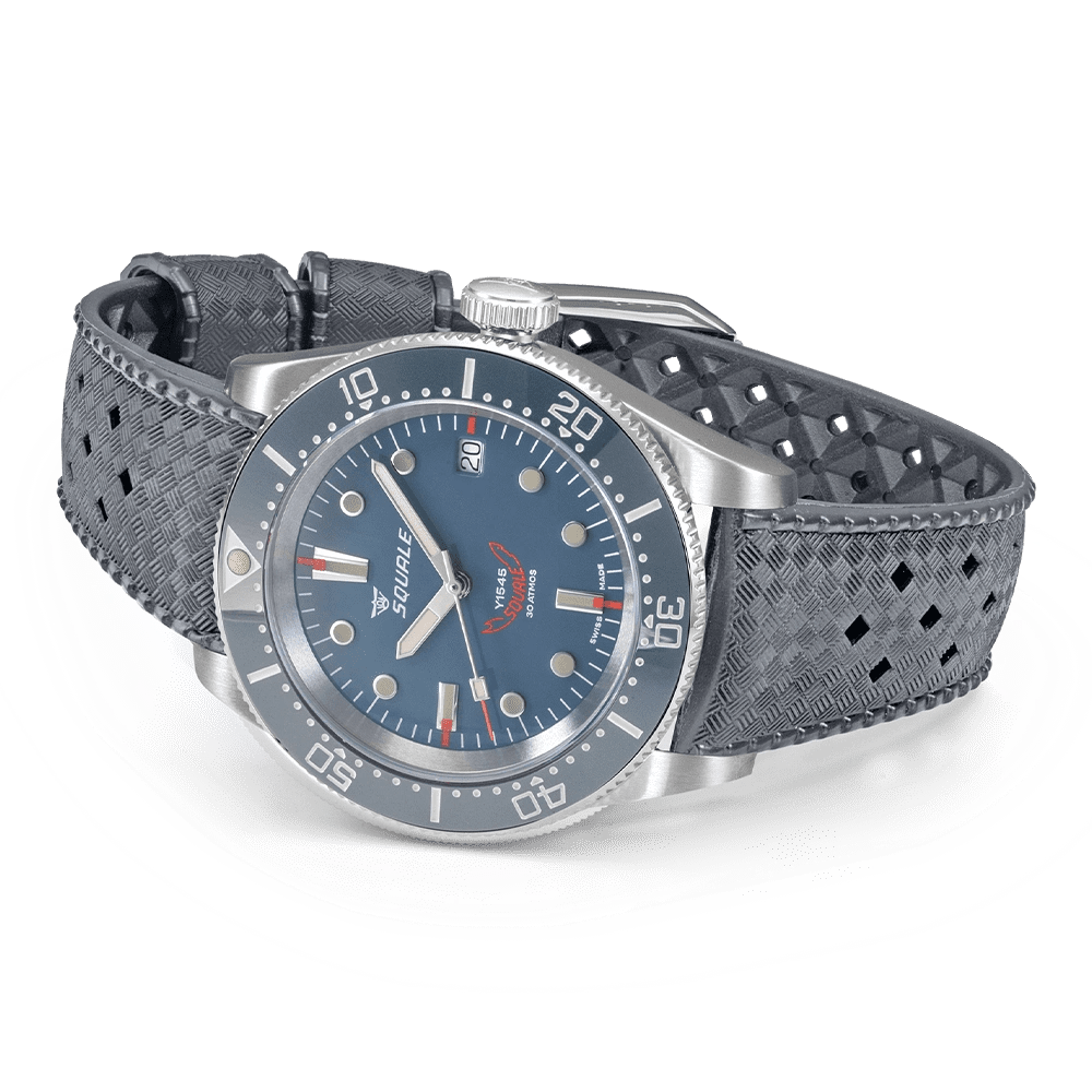 SQUALE 1545 GREY RUBBER DATE - WATCHH
