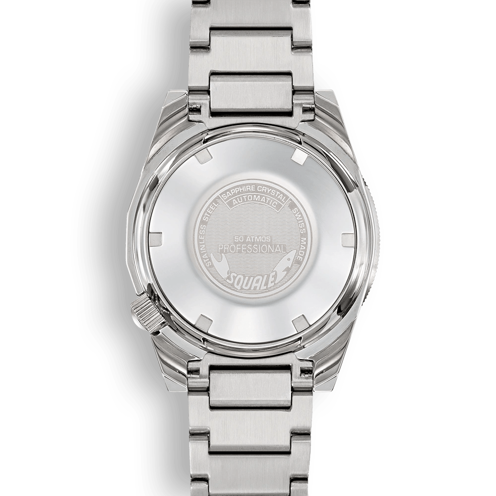 SQUALE SEA 1521 BLUE RAY BRACELET DATE - WATCHH