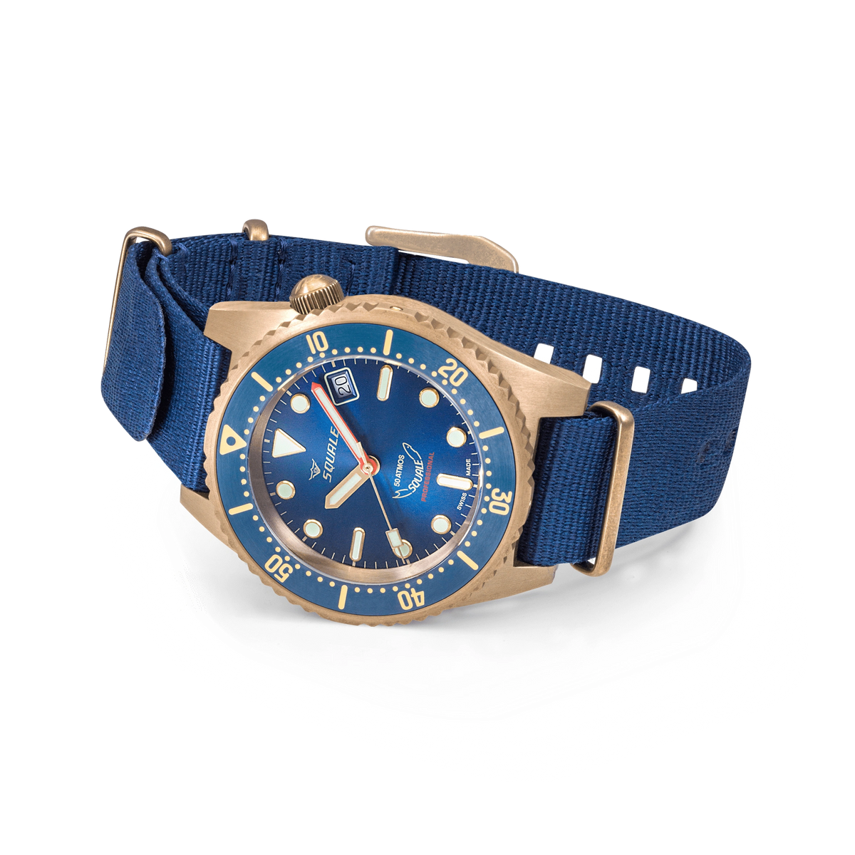 SQUALE SEA 1521 BRONZE DATE - WATCHH