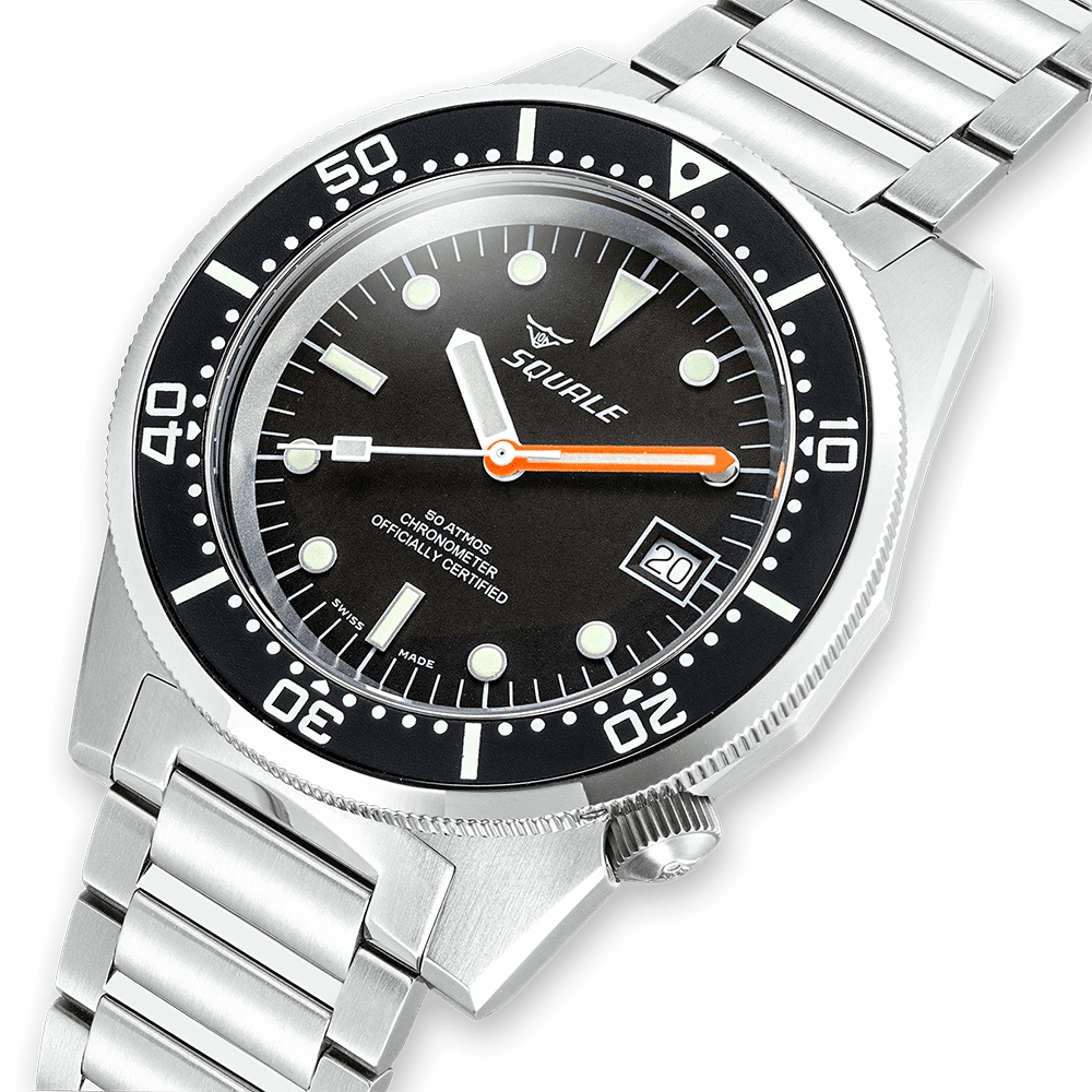 SQUALE SEA 1521 CLASSIC COSC BRACELET DATE - WATCHH