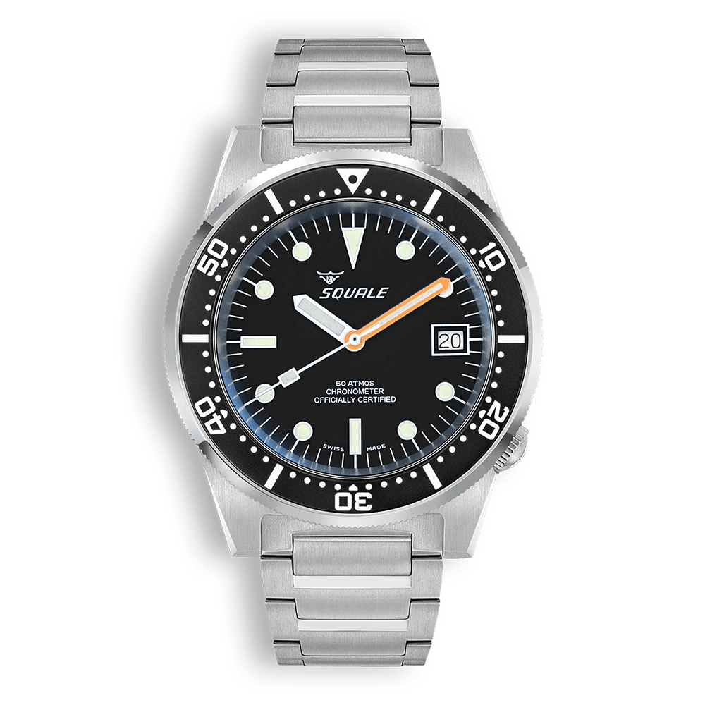 SQUALE SEA 1521 CLASSIC COSC BRACELET DATE - WATCHH