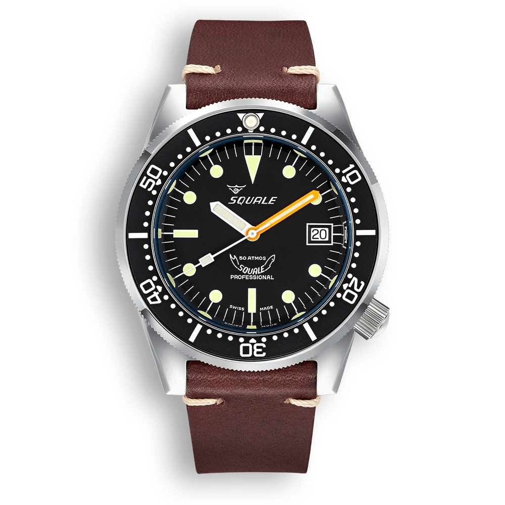SQUALE SEA 1521 CLASSIC LEATHER DATE - WATCHH