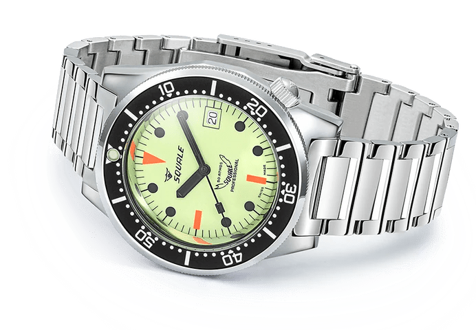 SQUALE SEA 1521 FULL LUMINOUS BRACELET DATE - WATCHH