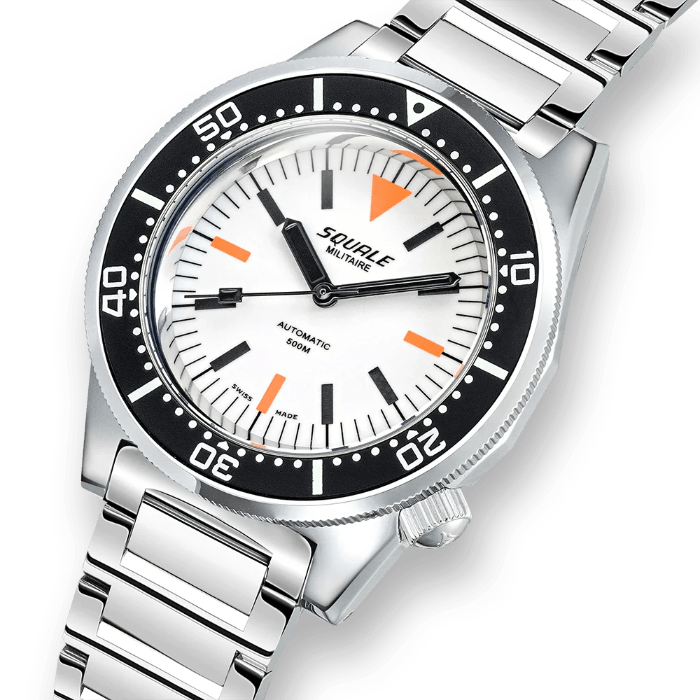 SQUALE SEA 1521 FULL LUMINOUS MILITAIRE BRACELET - WATCHH