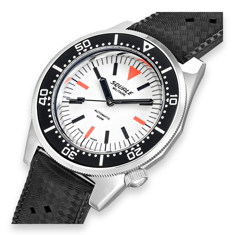 SQUALE SEA 1521 FULL LUMINOUS MILITAIRE RUBBER - WATCHH