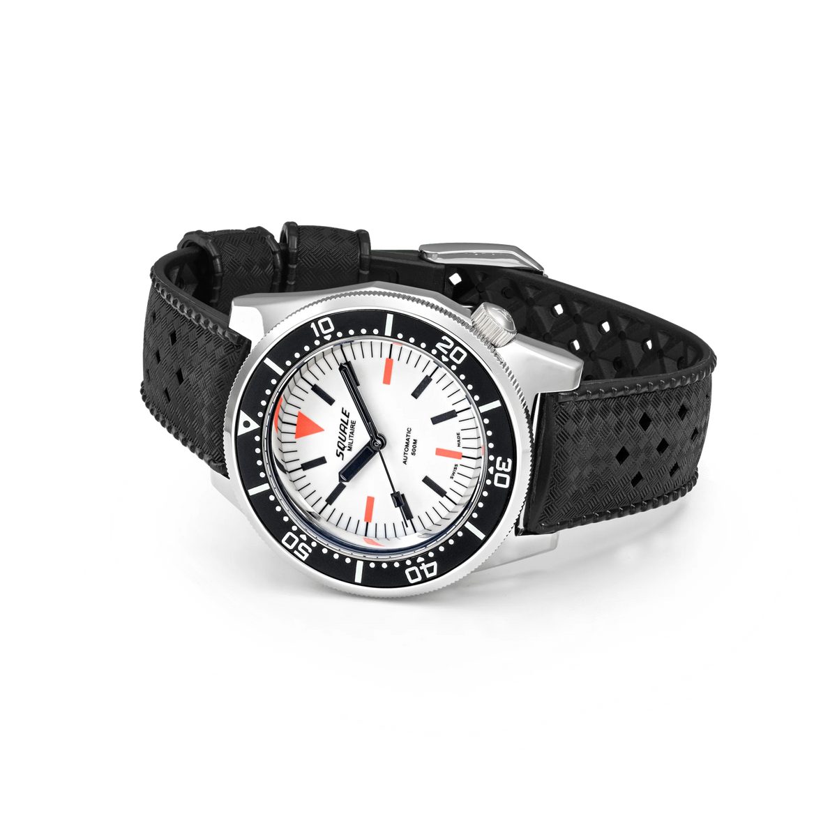 SQUALE SEA 1521 FULL LUMINOUS MILITAIRE RUBBER - WATCHH