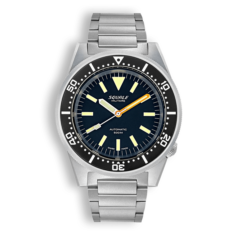SQUALE SEA 1521 MILITAIRE BLASTED BRACELET - WATCHH