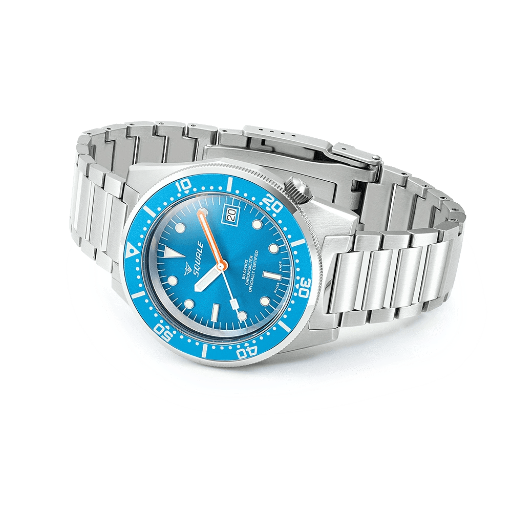 SQUALE SEA 1521 OCEAN COSC BRACELET DATE - WATCHH
