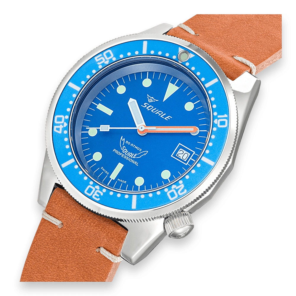 SQUALE SEA 1521 OCEAN LEATHER DATE - WATCHH