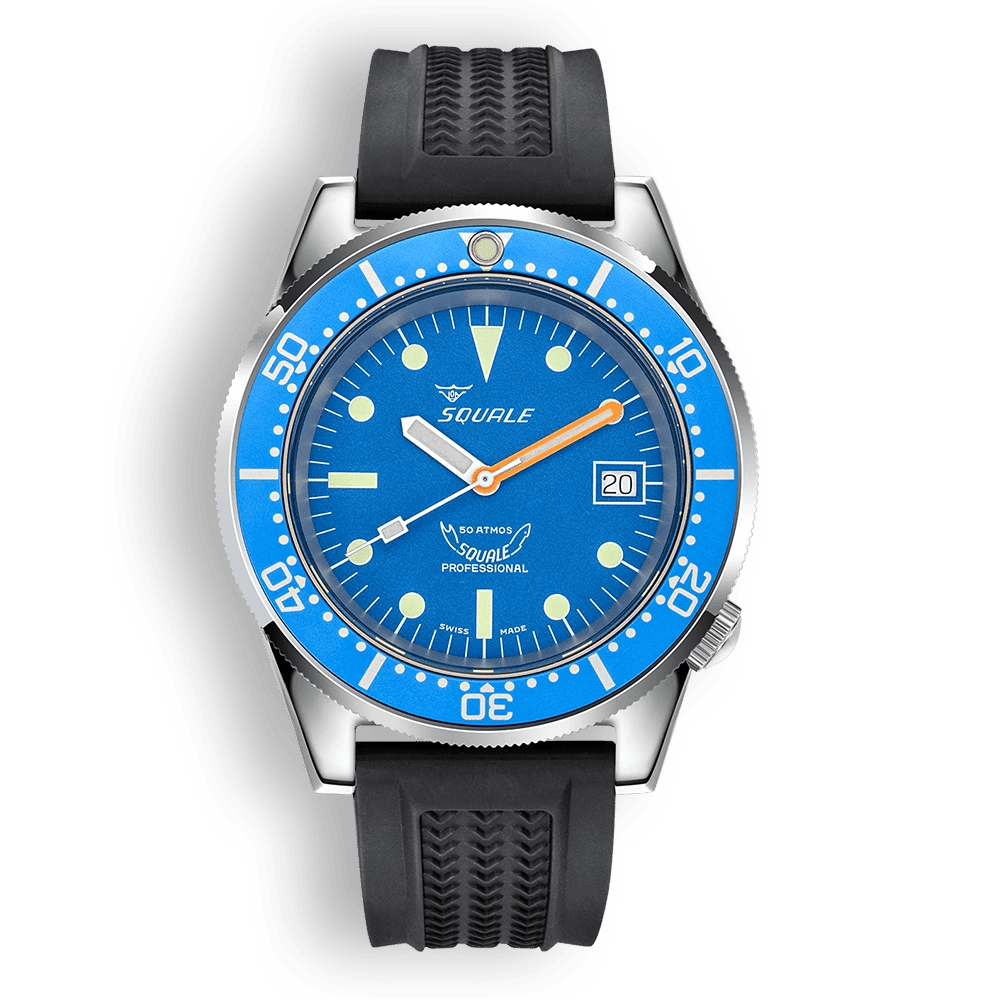 SQUALE SEA 1521 OCEAN RUBBER DATE - WATCHH