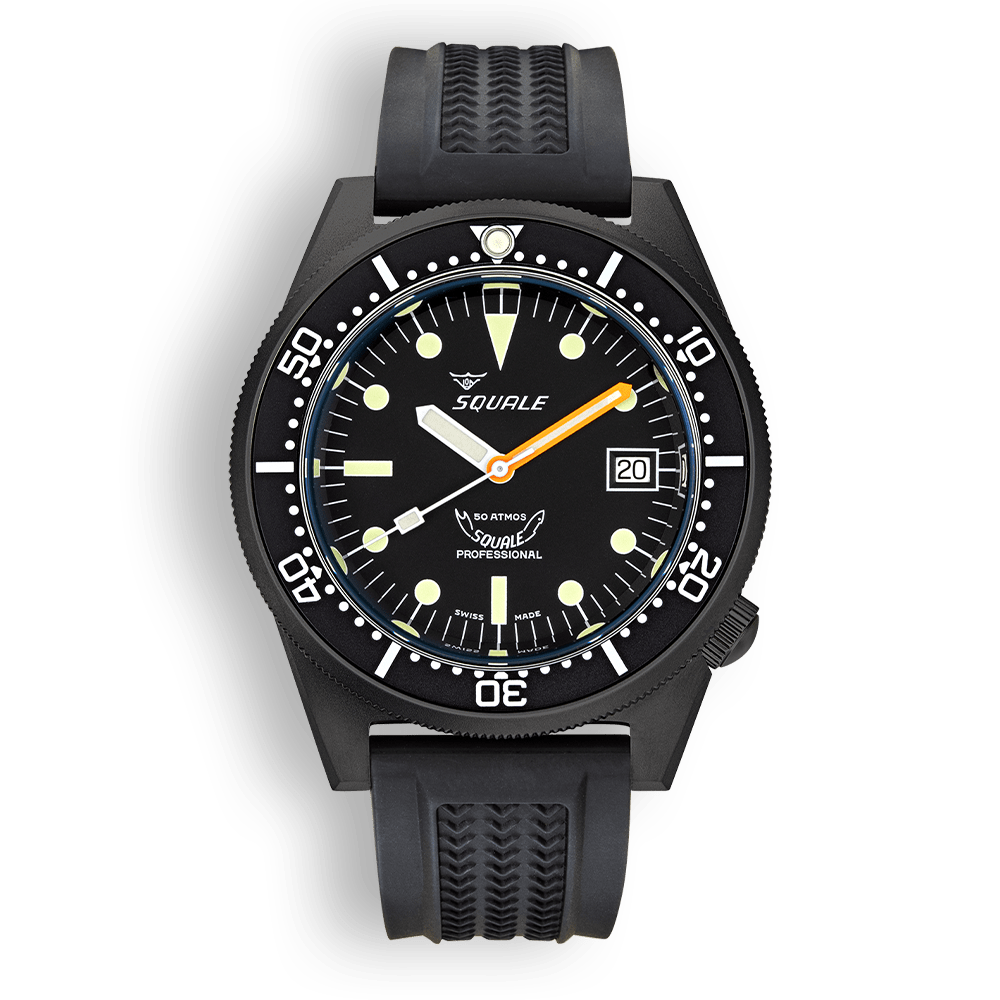 SQUALE SEA 1521 PVD RUBBER DATE - WATCHH
