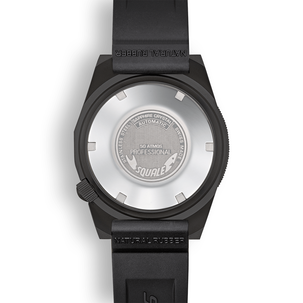 SQUALE SEA 1521 PVD RUBBER DATE - WATCHH
