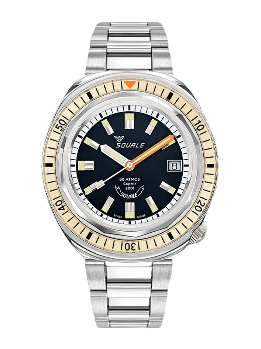 SQUALE SEA 2001 SAND BRACELET DATE - WATCHH