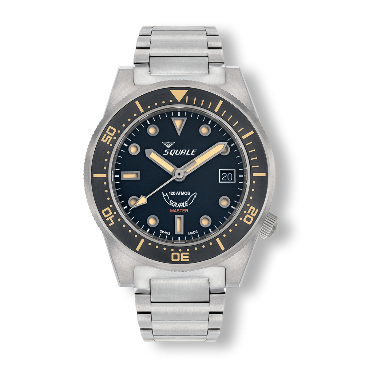 SQUALE SEA MASTER TITANIUM 120 ATM DATE - WATCHH