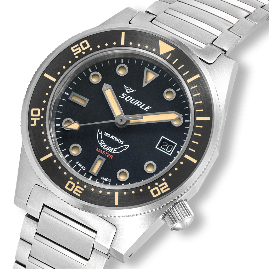 SQUALE SEA MASTER TITANIUM 120 ATM DATE - WATCHH