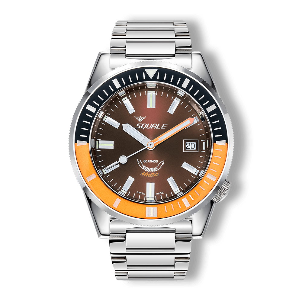 SQUALE SEA MATIC CHOCOLATE BRACELET DATE watch
