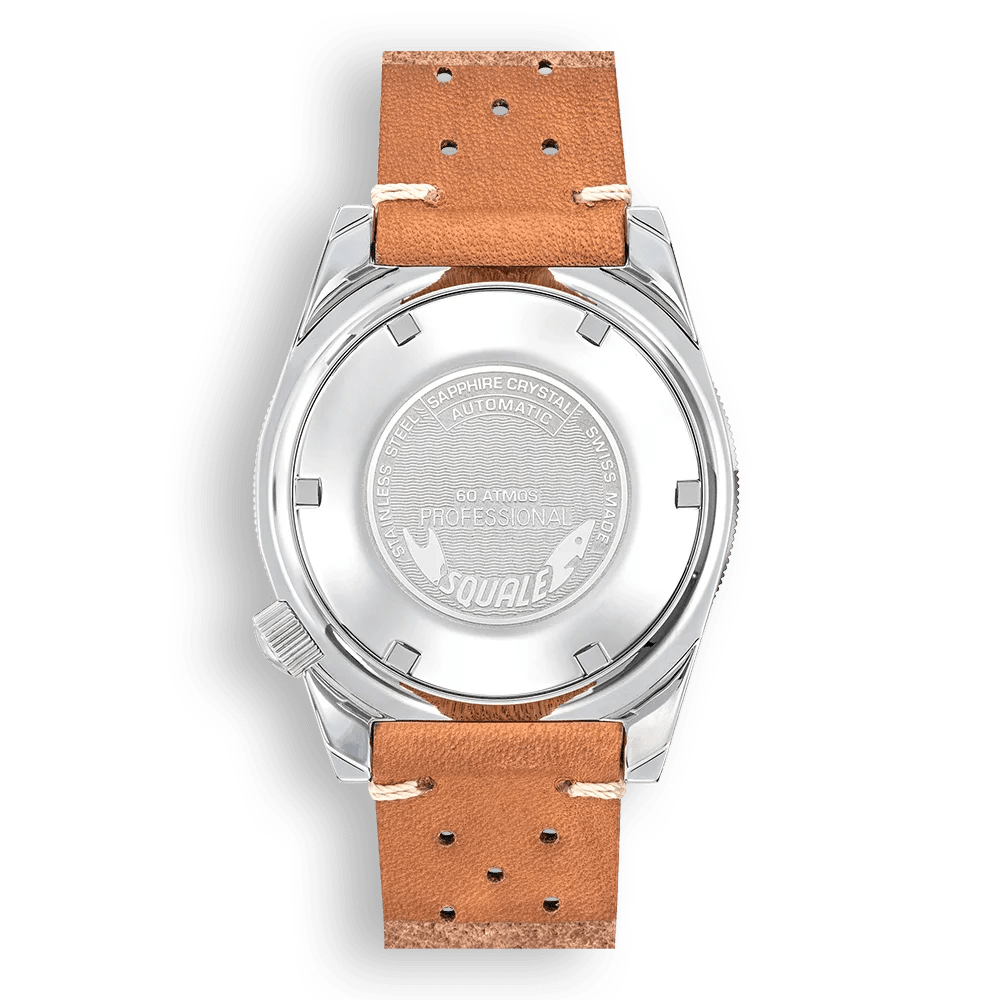 SQUALE SEA MATIC LIGHT BLUE LEATHER DATE - WATCHH