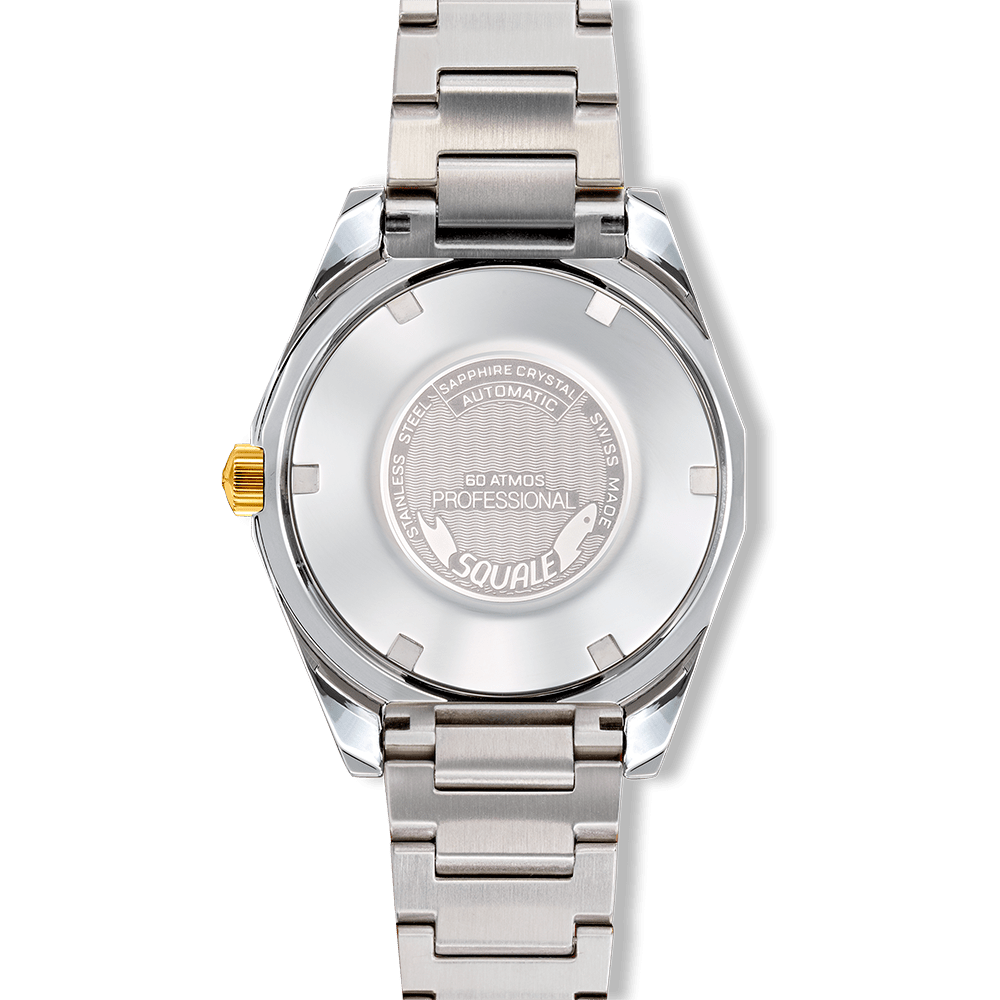 SQUALE SEA MATIC-S GREEN TWO-TONE BRACELET DATE watch