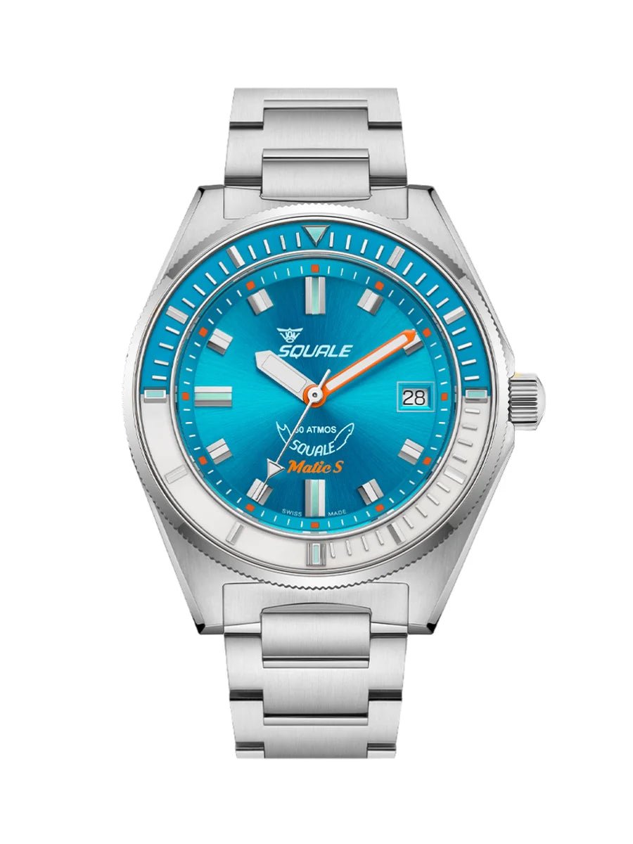 SQUALE SEA MATIC - S LIGHT BLUE BRACELET DATE watch