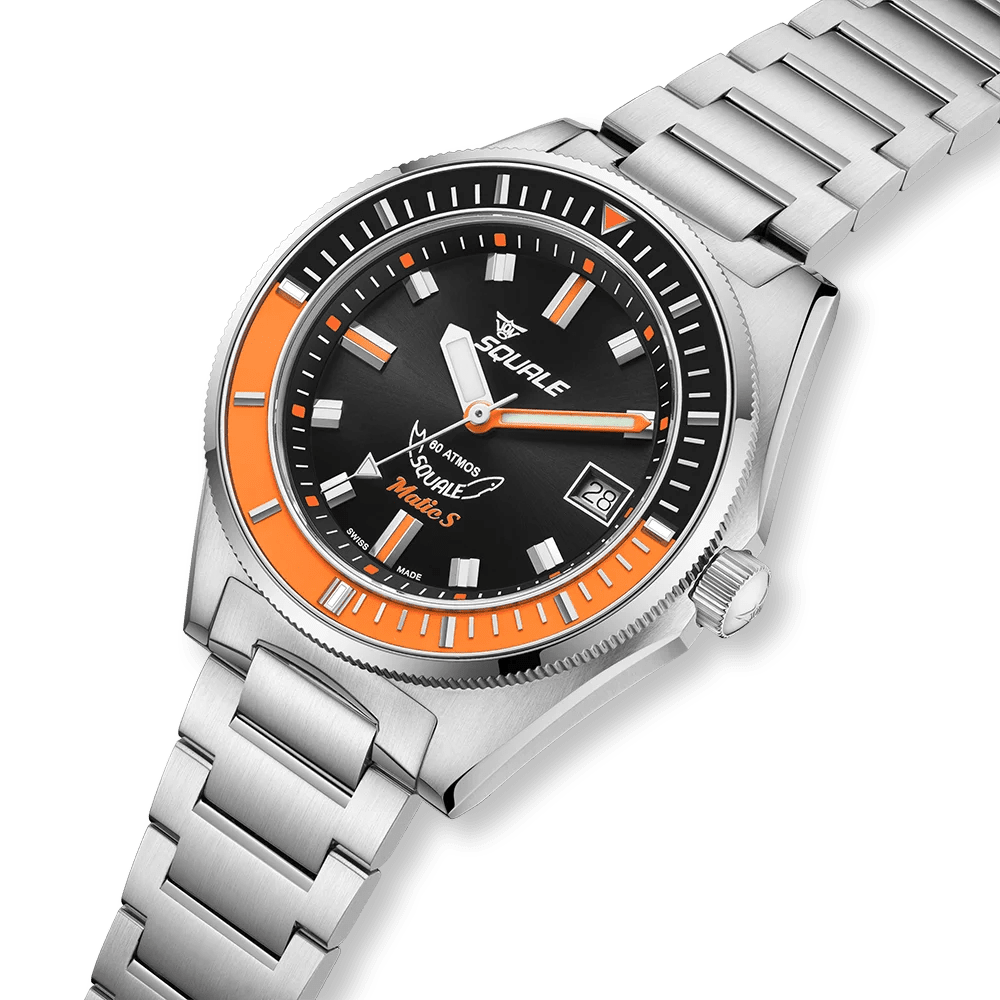 SQUALE SEA MATIC - S ORANGE BRACELET DATE watch