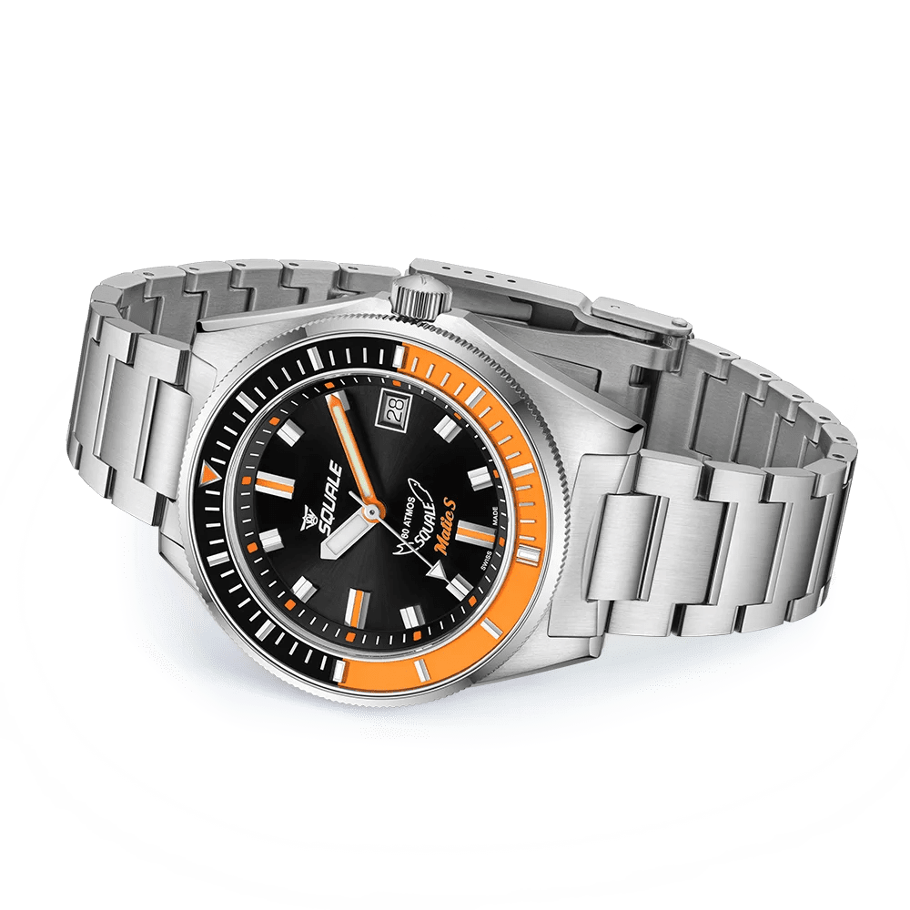 SQUALE SEA MATIC - S ORANGE BRACELET DATE watch