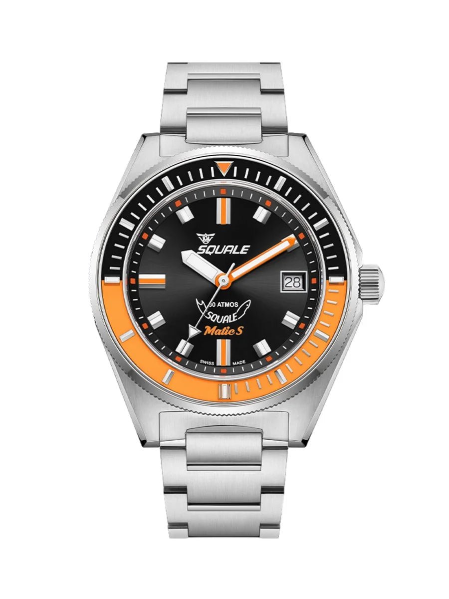 SQUALE SEA MATIC - S ORANGE BRACELET DATE watch