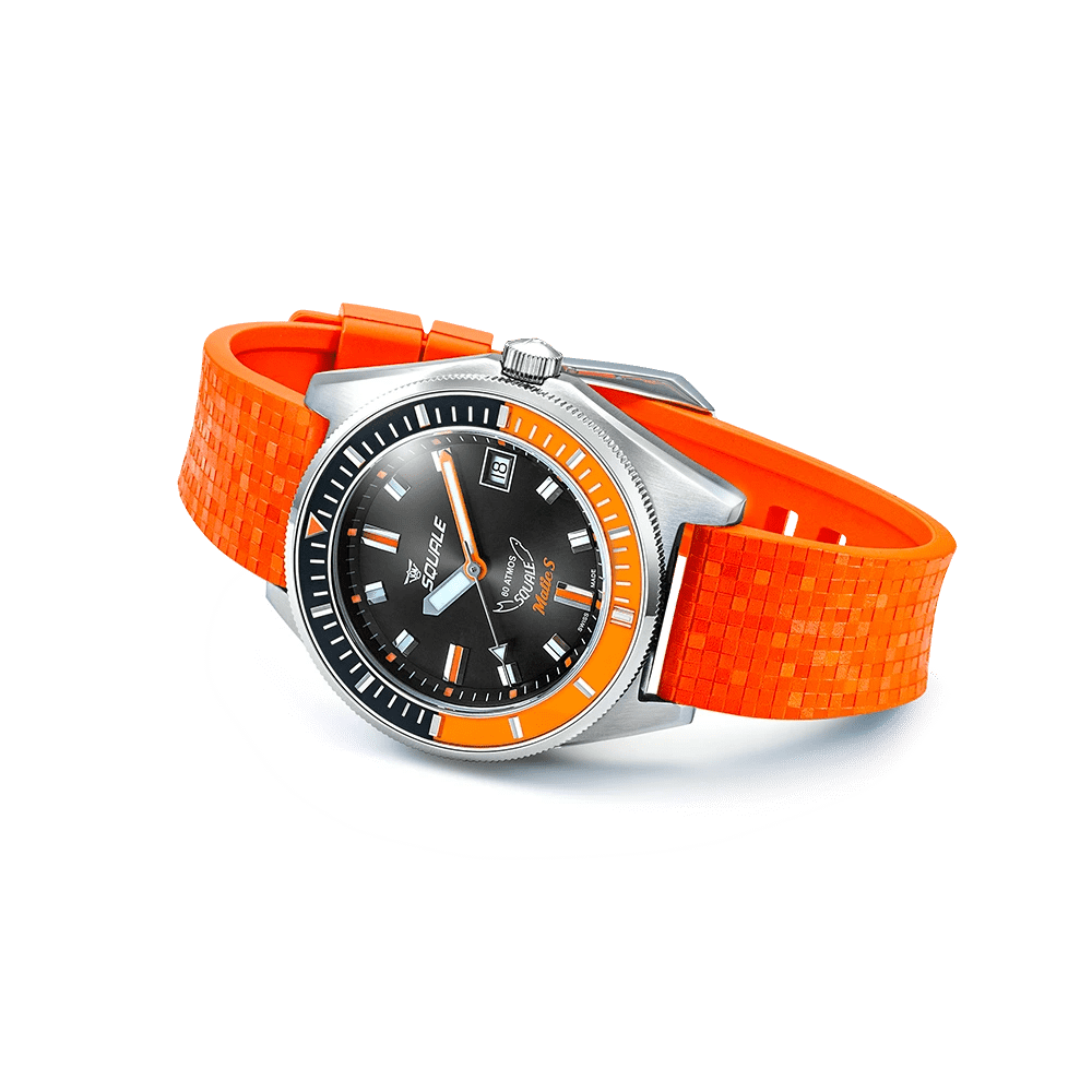 SQUALE SEA MATIC - S ORANGE MOSAIC RUBBER DATE UAE
