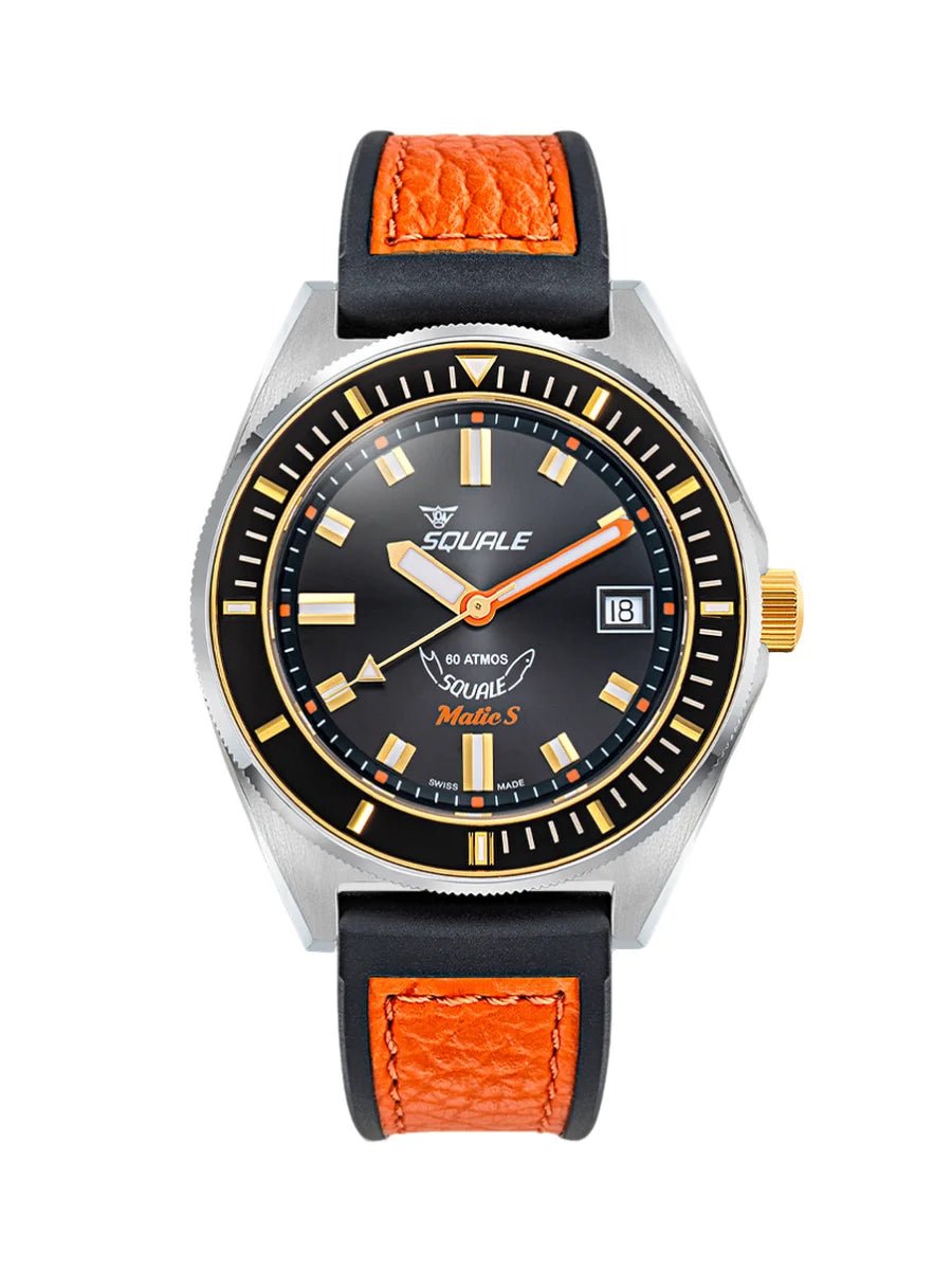 SQUALE SEA MATIC - S TWO - TONE HYDROLEATHER DATE UAE