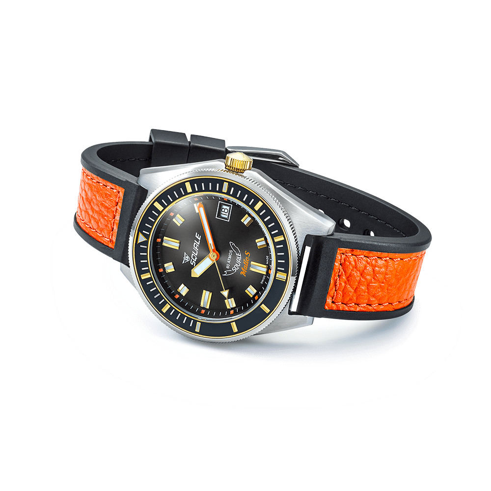 SQUALE SEA MATIC - S TWO - TONE HYDROLEATHER DATE UAE