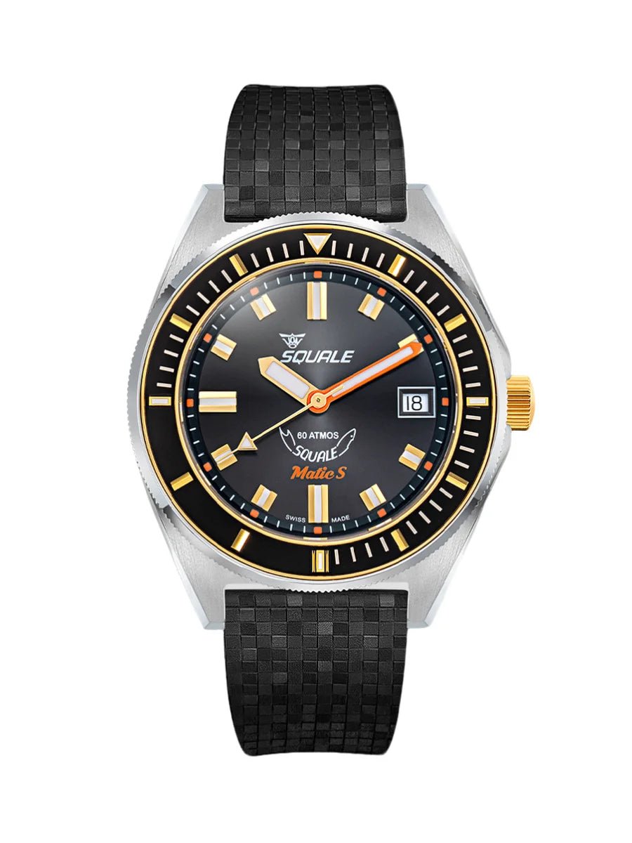 SQUALE SEA MATIC - S TWO - TONE MOSAIC RUBBER DATE UAE