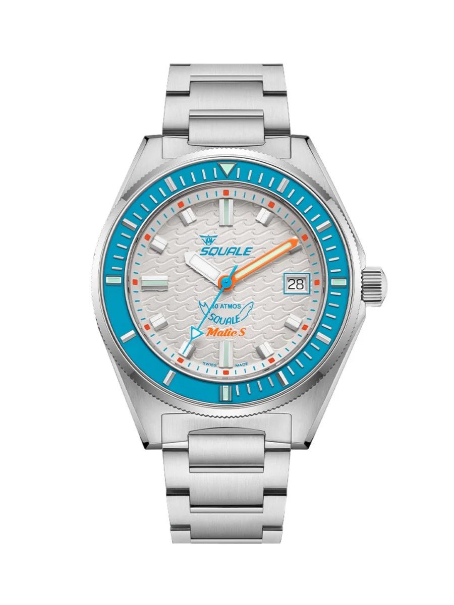 SQUALE SEA MATIC - S WHITE BRACELET DATE watch