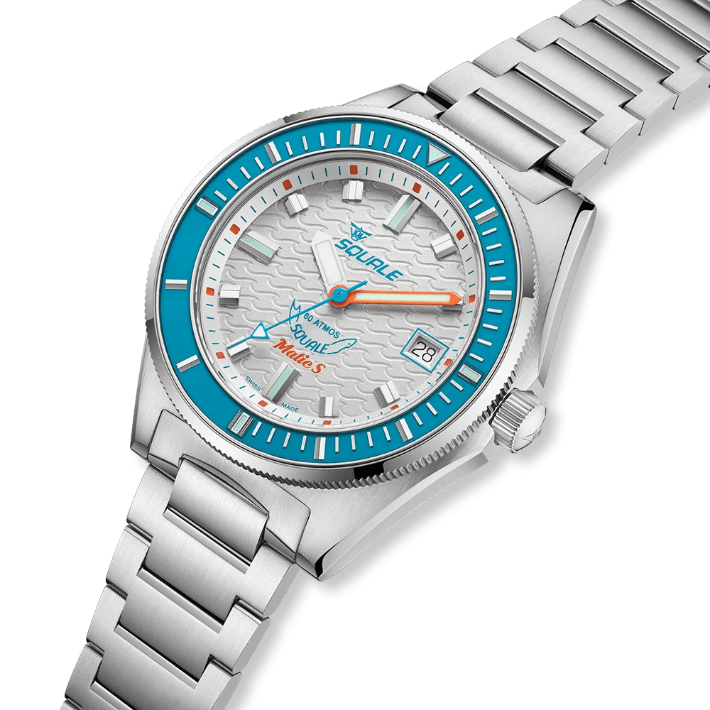 SQUALE SEA MATIC - S WHITE BRACELET DATE watch